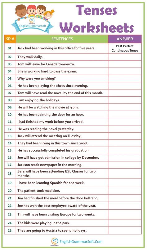 Tenses Worksheet (Mixed Tenses Exercise) English Tenses Exercises, Tenses Worksheet, Simple Present Tense Worksheets, Tenses Exercises, All Verbs, Free Printable Alphabet Worksheets, All Tenses, Tenses Grammar, Tenses English