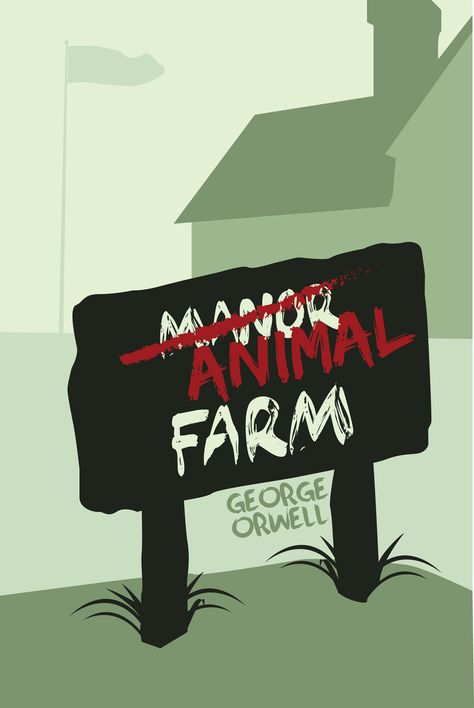 4. Alternative design progress. Author name moved, resized, and colour changed. Flag pole and flag changed colour and shape. Animal Farm Orwell, Animal Farm Book, Farm Map, Farm Tattoo, Animal Farm George Orwell, All Animals Are Equal, 1984 Book, Map Drawing, Alternative Design