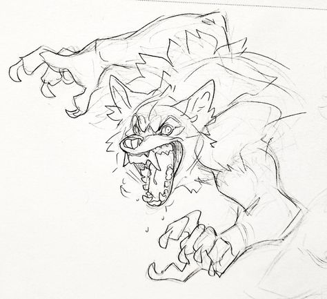 Dog Teeth Drawing Reference, Werewolf Drawing Poses, Canine Mouth Reference, Werewolf Reference Pose, Claws Pose Reference, Werewolf Poses Reference Drawing, Anthro Paws Reference, Werewolf Reference Drawing, Werewolf Art Reference