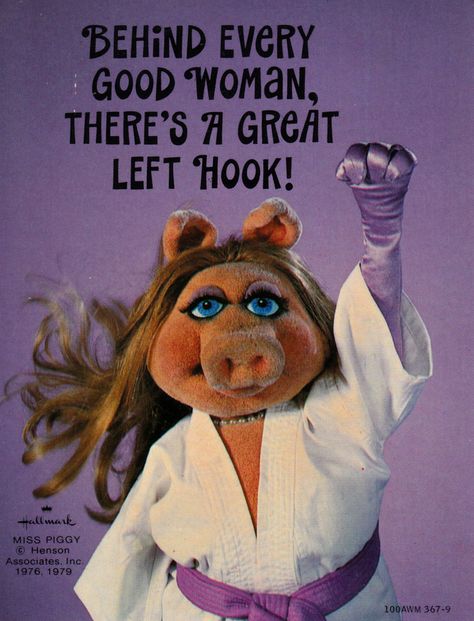 Miss Piggy Quotes, Piggy Quotes, Piggy Muppets, Miss Piggy Muppets, Mom Fitness, Body Combat, Cardio Kickboxing, Fraggle Rock, Workout Stuff