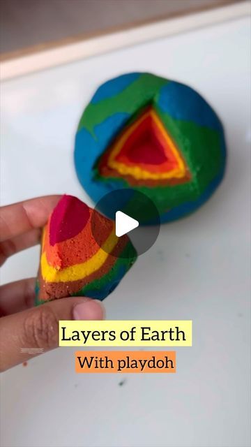 Layers Of Earth Playdough, Layers Of The Earth Project, How To Make Earth, Earth Structure, Seismic Waves, Layers Of Earth, Earth Core, Layers Of The Earth, Earth Layers