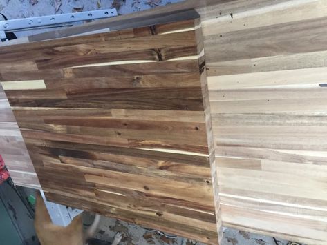 Acacia Butcher Block Countertops, Acacia Countertop, Lumber Liquidators Flooring, Wood Countertops Kitchen, Ll Flooring, Lumber Liquidators, Butcher Block Countertops, Wood Countertops, Butcher Block