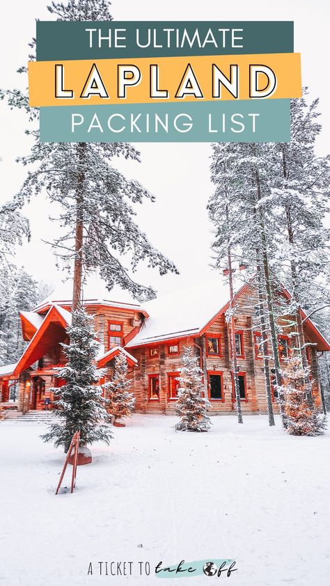 What To Wear In Lapland Winter, Lapland Packing List, Essential Packing List, Winter Packing List, Packing Essentials List, Holiday Checklist, European Road Trip, Ski Trips, Lapland Finland