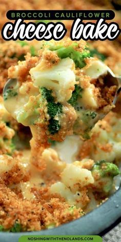 Broccoli Cauliflower Bake, Cauliflower Cheese Casserole, Broccoli Cauliflower Cheese, Cauliflower Cheese Bake, Broccoli Cauliflower Casserole, Veggie Casserole, Favorite Casseroles, Cheese Bake, Cauliflower Casserole