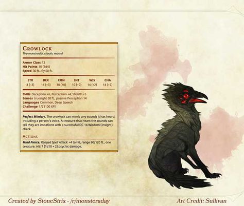 Beast of Ill Omen - Imgur Witcher Monsters, Dnd Stats, Dnd Dragons, Dnd 5e Homebrew, D D Monsters, Dnd Monsters, Dungeons And Dragons Characters, Dnd Art, D&d Dungeons And Dragons