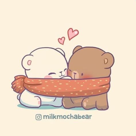 Milk And Mocha Bear Holding Hands, Milk And Mocha Bear Kiss, Milk And Mocha Bear Tattoo, Milk And Mocha Valentine, Milk And Mocha Bear Christmas, Milk And Mocha Christmas, Mochi And Milk Bear, Milk And Mocha Love, Milk And Mocha Bear Love