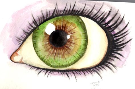 Hazel ojo por ToriaDoria How To Draw Hazel Eyes, Hazel Eyes Drawing, Green Hazel Eyes, Art Tracing, Hazel Green Eyes, Best Drawing Ideas, Hazel Color, Watercolor Pencil, Eye Stickers