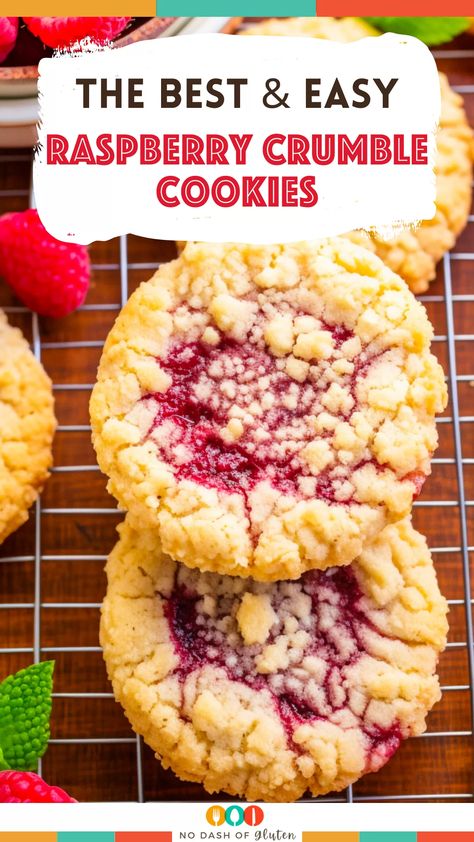 Discover the enchantment of homemade Raspberry Crumble Cookies—buttery, crumbly perfection meets a burst of sweet raspberry jam. Perfect for cozy evenings and joyful gatherings. Dive into the recipe now and sprinkle some magic in your kitchen! Easy Raspberry Crumble Cookies, Baking With Raspberry Jam, Raspberry Shortbread With A White Chocolate Drizzle, Jam Crumble Cookies, Raspberry Crumb Cookies, Raspberry Jam Desserts Simple, Rose Flavored Cookies, Raspberry Preserve Cookies, Rasberry Cookies Christmas