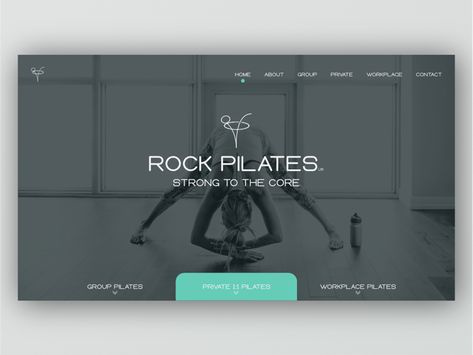 Pilates studio web design. by David Lower Pilates Website, Website Sample, Web Design Jobs, Pilates Workout Routine, News Website Design, Studio Website, Web Design Tutorials, Pilates Studio, Studio Logo