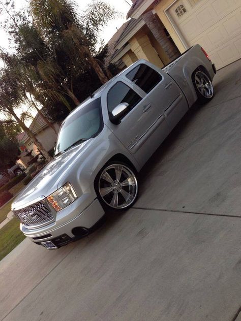 Loveeee Gmc Denali Truck, Denali Truck, Gmc Denali, Lowrider Trucks, Dropped Trucks, Lowered Trucks, Custom Chevy Trucks, Dodge Trucks, Pretty Cars