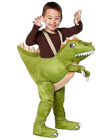 Toddler Dinosaur Piggyback Costume - Spirithalloween.com Toddler Superman Costume, Piggyback Costume, Best Toddler Halloween Costumes, Toddler Dinosaur Costume, Dinosaur Halloween Costume, Toddler Boy Halloween Costumes, Old Halloween Costumes, Halloween Dinosaur, Dino Costume