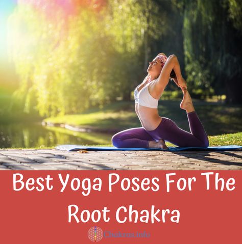 Best yoga Poses For The Root Chakra Chakra Poses Yoga, Chakra Poses, Root Chakra Yoga Poses, Root Chakra Yoga, Yin Poses, Simple Yoga Poses, Yoga Flow Sequence, The Root Chakra, Best Yoga Poses