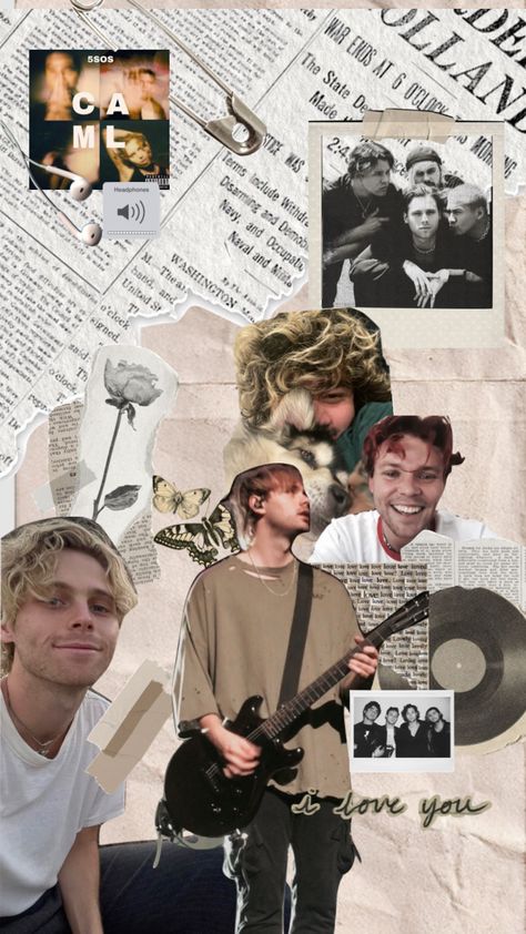 5sos Edits, 5sos Wallpaper, 5sos Luke, Michael Clifford, Calum Hood, Luke Hemmings, Fitness Workout For Women, 5 Seconds Of Summer, Create Collage