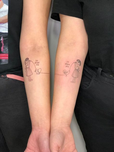 #bts #matchingtattoo #sistertattoo #tattoo #girltattoo #btstattoo #loveyourself #answer #answerheart #magicshop #tattooinspiration Bts Matching Tattoos, Friends Tattoos, Bts Tattoo, Bts Tattoos, Matching Tattoo, Best Friend Tattoos, Sister Tattoos, Friend Tattoos, Matching Tattoos