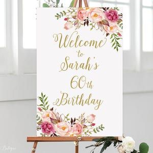 Birthday Welcome Sign Any Age Welcome to Birthday Sign - Etsy Australia Welcome Birthday Sign Entrance, 30th Birthday Welcome Board, 60th Birthday Welcome Sign, 50th Birthday Welcome Sign, Chalkboard Welcome Sign Birthday, Purple Birthday, 70th Birthday, Birthday Sign, Painted Signs