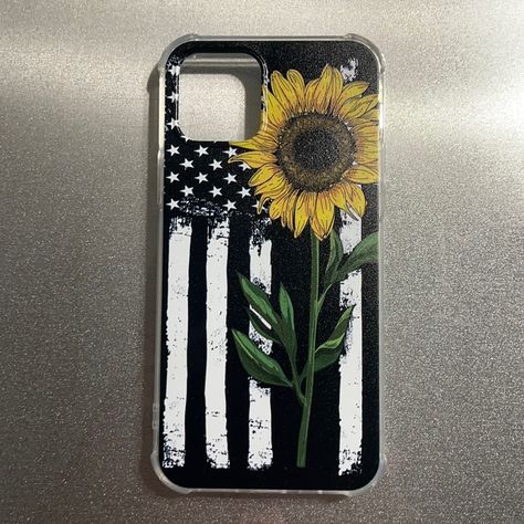 New Sunflower Flag Phone Case Iphone 12 Pro And Iphone 12 Available Country Phone Cases, Sunflower Sunset, Cute Phone Cases, Wallpaper Ideas, Mini Case, Iphone 12 Pro, Phone Case Accessories, Case Iphone, Iphone Phone Cases