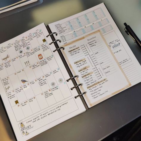 / WEEK 32 / Added a meals routine in A6 to my everyday dashboard, and in the back I printed a lined page to write my 1 a day gratitude. ✨ Sleekly Planning Planners with Magick Explore all the planner inserts and printables using the Iink in my details. Multiple sizes available! 🏷️ #sleeklyplanning #arietis #plannerinserts #printables #plannerprintables #plannercommunity #planneraddict #plannerlove #plannerlife #planwithme #bujoinspiration #bujoideas #plannerlayout #planner #bujo #stationary... Instagram Plan, Study Room Decor, Journal Inspo, Bujo Inspiration, Planner Layout, Planner Ideas, Planner Addicts, Planner Inserts, Study Room