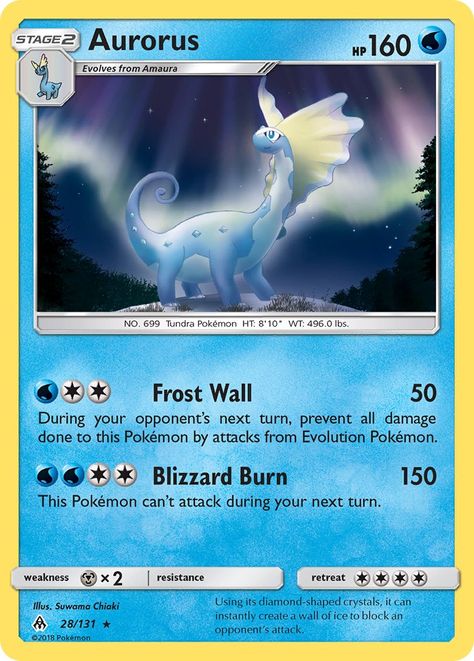 Aurorus Pokemon, Cool Pokemon Cards, Pokémon Art, Anime Board, Fossil Fuels, Pokemon Trading Card Game, Pokemon Trading Card, Pokemon Card, Cool Pokemon