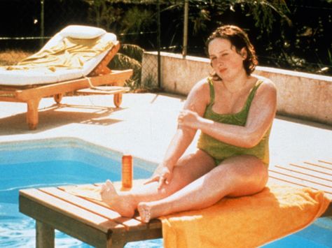 À ma soeur! (2001)aka Fat Girl Directed by Catherine Breillat Shown: Anaïs Reboux Catherine Breillat, Extraordinary Women, Iconic Women, Sun Lounger, Pool Float, Pool, Outdoor Decor