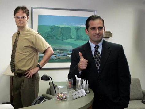 Dwight And Michael Costume, Michael Scott And Dwight, Dwight And Michael, Jim And Dwight, Kevin The Office, Jim And Pam, The Office Dwight, Famous Duos, The Office Show