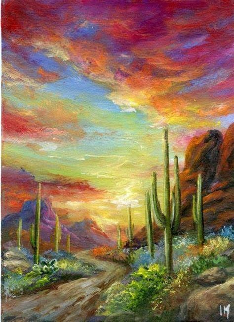 sunset seascape paintings - Yahoo Image Search Results Desert Sunset Painting, Desert Paintings, Desert Landscape Painting, Colorful Desert, Shop Painting, Sunset Canvas Painting, Bob Ross Paintings, Easy Acrylic Painting, Southwestern Art