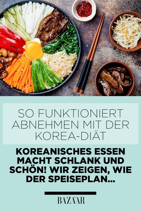 Koreanisches Essen macht schlank und schön! Wir zeigen, wie der Speiseplan der Asiat:innen aussieht und warum die Zutaten der Korea-Diät nicht nur zum Abnehmen so gesund sind. Boss Lady, Meat, Ethnic Recipes