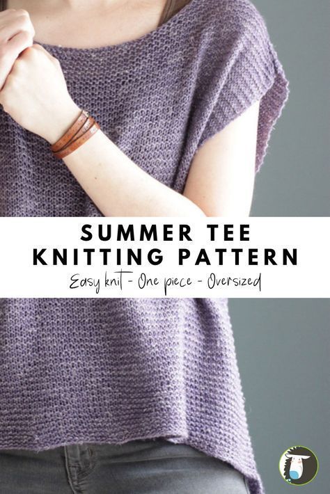 Pin on I'm Hooked! Summer Knitting Patterns, Tees Pattern, Summer Sweaters, Easy Knitting Patterns, How To Purl Knit, Alfredo Sauce, Summer Knitting, Knitted Top, Sweater Knitting Patterns