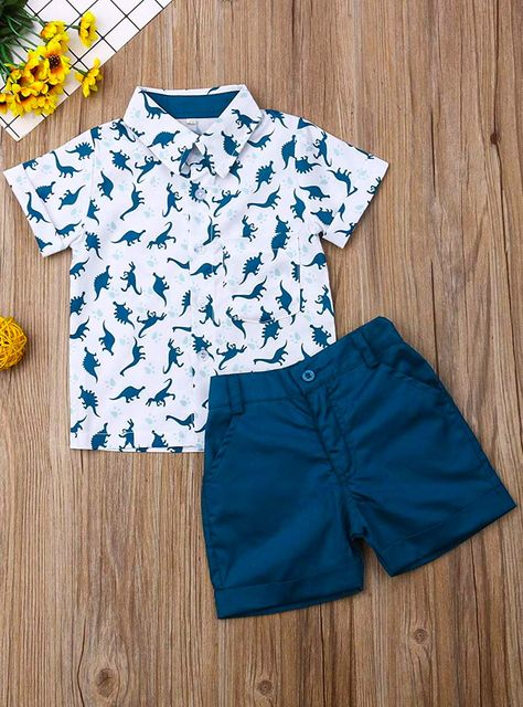 Baby Boy Shirt Design, 3-6 Month Baby Boy Clothes, 6 Month Baby Boy Outfits, Boys Shorts Outfit, Childrens Fashion Boys, Stylish Boy Clothes, Boys Summer Fashion, Toddler Baby Boy, Baby Boy Shirts