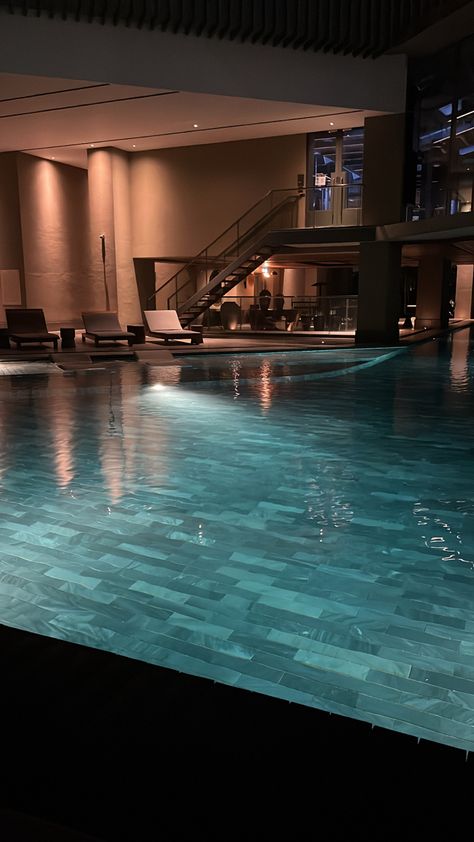 Mansion Pool Aesthetic, Indoor Pool Ideas Dream Homes Luxury, Above Ground Pool Party, Dark Pool Aesthetic, Indoor Pool Aesthetic, Pool Party Recipes, Luxury Indoor Pool, Cocktail Pool Party, Pool Party Food Ideas