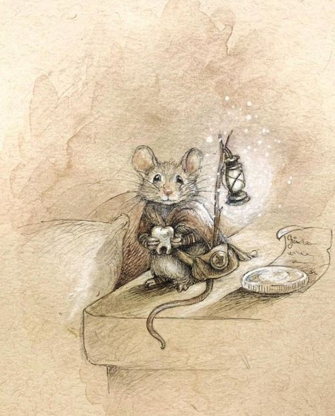 Surreal Scenes, Storybook Art, Art Fantaisiste, Art Mignon, Mushroom Art, Art Prints For Home, Wildlife Art, Whimsical Art, A Mouse