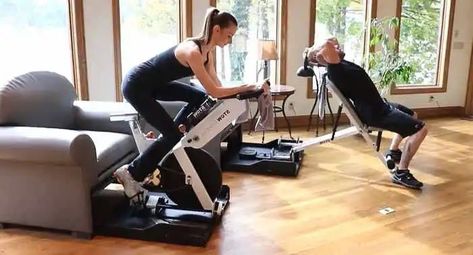 #FitLivingDecorHacks
#SneakyFitnessSpaces
#ConcealAndRevealWorkouts
#StylishFitnessIntegration
#ClutterFreeWorkoutZone
#SmartLivingRoomFitness
#IngeniousExerciseStorage
#SeamlessFitnessDecor
#HiddenHomeGymIdeas
#TreadmillTuckedAway Exercise Equipment In Living Room, Hide Exercise Equipment, Functional Living Room, Stationary Bicycle, Build A Wall, Fitness Gear, Live Fit, Exercise Equipment, Biking Workout