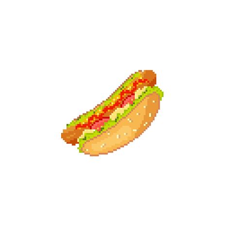 Pixel art hot dog Image Pixel Art, Art Pixel, 8bit Art, Dog Photos, Hot Dogs, Pixel Art, Minecraft, Mood Board, Pins