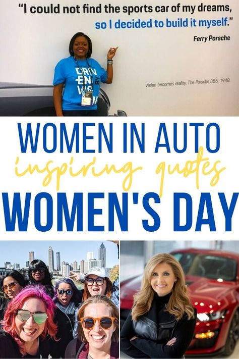 WOMEN IN AUTO: INSPIRING QUOTES FOR WOMEN’S DAY - Women in auto are to be celebrated on Women's Day! It is officially Women's History Month. Here are some quotes from some amazing ladies. Inspiring Quotes For Women, Quotes About Women, Some Quotes, Car Guide, Women's History Month, Quotes For Women, Women's History, Inspirational Quotes For Women, Womens History Month