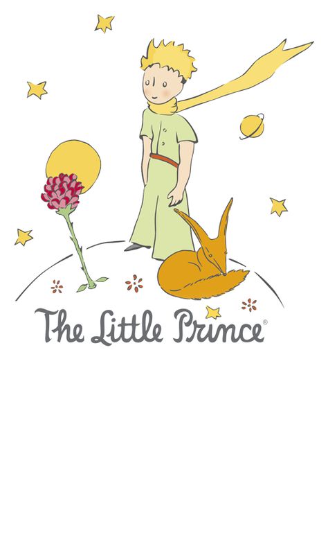 Licensing Works!® Little Prince Illustration, Prince Illustration, The Little Prince Illustration, School Library Decor, Little Prince Party, Prince Party, Library Decor, Family Tattoos, Felt Christmas Ornaments