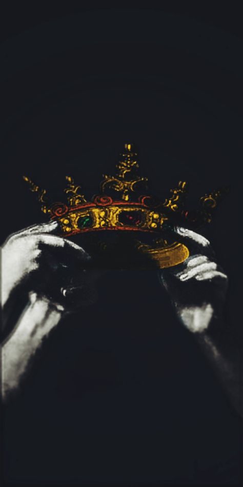 #pintura #corona #Rey Black Crown Aesthetic Wallpaper, Crown Astethic, King Crown Wallpaper, Coronas Aesthetic, Crown Aesthetic Wallpaper, Crown Wallpaper Aesthetic, King Wallpaper Aesthetic, Fallen King, Queen Wallpaper Crown