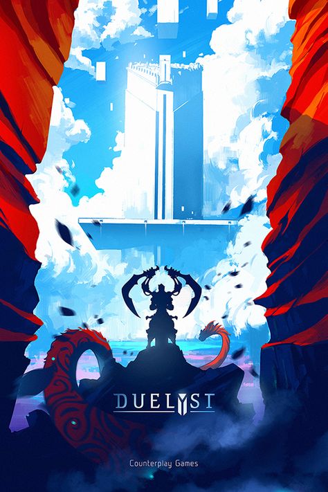 Duelyst part I on Behance 동화 삽화, Gaming Banner, Fantasy Art Landscapes, Game Inspiration, 판타지 아트, Environment Concept Art, Video Game Art, Environmental Art, Painting Illustration