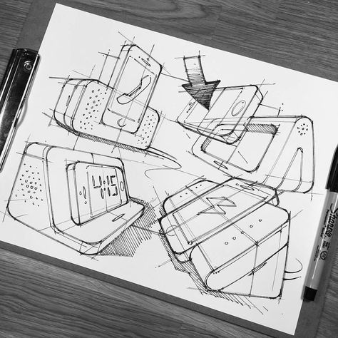 611 Me gusta, 4 comentarios - INSTILL DESIGN (@instill_design) en Instagram: "iPhone dock warmup sketches by @knackdesignstudio. . . . . #conceptdesign #idsketching #sketch…" Idea Development Sketches, Development Sketches, Furniture Sketch, Structural Drawing, Thumbnail Sketches, Creativity Inspiration, Object Drawing, Industrial Design Sketch, Sketch A Day