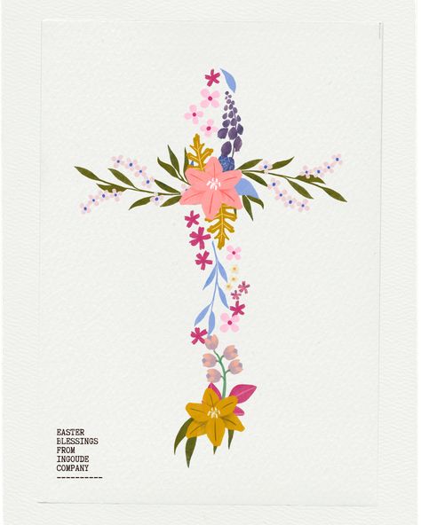 Floral Cross Painting, Cross Watercolor Painting, Christian Easter Art, Happy Easter Cross, Whiteboard Ideas, Easter Portraits, Easter Paintings, Watercolor Cross, Plain Nails