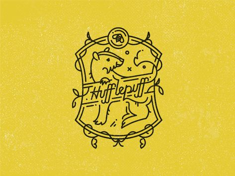 Hufflepuff Svg, Hufflepuff Tattoo, Hufflepuff Logo, Hufflepuff Aesthetic, Hufflepuff Pride, Harry Potter Artwork, Harry Potter Houses, Harry Potter Drawings, Harry Potter Christmas