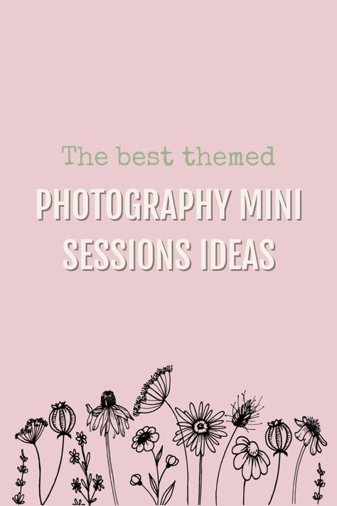 Mini Shoots Ideas, Fall Mini Sessions Template, Seasonal Mini Sessions, Unique Mini Photoshoot Ideas, Photographer Mini Session Ideas, Photography Mini Sessions Themes, Photo Themes Ideas, Unique Mini Session Ideas, Mini Sessions Photography