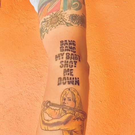 Gogo Kill Bill, Kill Bill Tattoo, Bill Tattoo, Garden Rock Border, Edging Ideas, Kill Bill, Bang Bang, Travel Memories, Tattoo Design