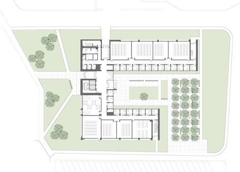 Gallery of Nassau Community College / Cannon Design - 26 University Design Architecture, School Building Plans, School Floor Plan, High School Plan, University Design, Classroom Planning, College Architecture, School Building Design, Campus Design