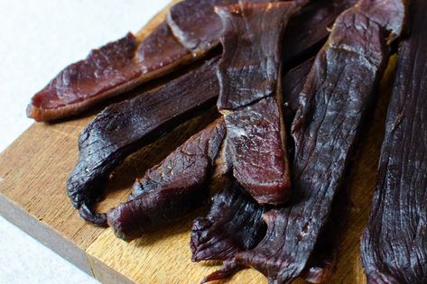 Dr Pepper Jerky Recipe, Dr Pepper Beef Jerky Recipe, Peppered Jerky Recipe, Peppered Beef Jerky Recipe, Deer Jerky Recipe, Venison Jerky Recipe, Deer Jerky, Jerky Marinade, Meat Church