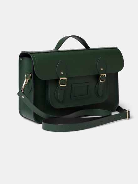 Popular Bags, Racing Green, Pack Your Bags, Leather Satchel Bag, Leather Skin, Cambridge Satchel, Work Bag, Cambridge Satchel Company, Green Leather