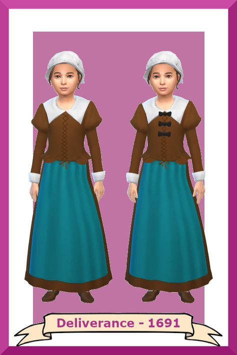 The Salem Witch Trials, Massachusetts Bay Colony, Sims 4 Decades Challenge, History Games, Sims Medieval, Salem Witch Trials, Medieval Ages, Sims 4 Children, Witch Trials