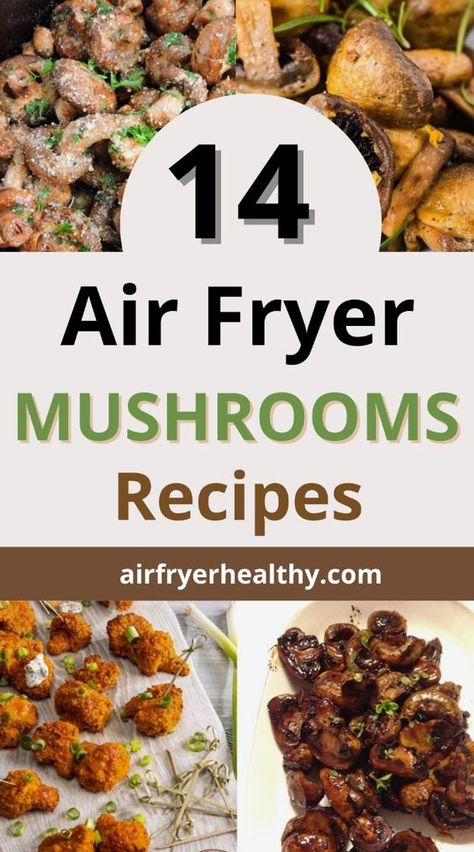 Try these crispy air fryer mushrooms recipes for a healthy twist on your favorite appetizer. From breaded baby bella mushrooms to stuffed oyster mushrooms, the options are endless. Incorporate onions, garlic, and balsamic for added flavor, or stuff them with zucchini and asparagus for a keto-friendly treat. Whether you're craving a snack or a side dish, air fryer mushrooms are sure to satisfy your cravings without the guilt. Air Fryer Breaded Mushrooms Recipe, Airfryer Stuffed Mushrooms, Mushroom Air Fryer Recipes, Zucchini And Asparagus, Air Fryer Mushrooms, Fried Mushroom Recipes, Portobello Mushroom Pizza, Shrimp Stuffed Mushrooms, Mushrooms Recipes