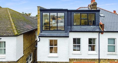 Loft Conversion in Hither Green | SE London Specialists Loft Conversion Hip To Gable, Loft Conversion Design, Dormer Loft Conversion, Rooftop Terrace Design, Roof Extension, Attic Conversion, Loft Room, Hip Roof, Luxury Loft