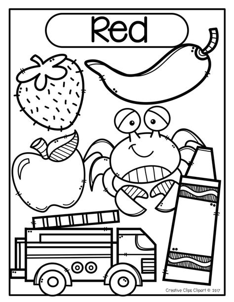 Color Learning Worksheets, Colors Coloring Pages Preschool, Welcome To Preschool Coloring Sheet, Prek Coloring Pages Free, Color Red Activities, Toddler Coloring Pages, Coloring Pages For Preschoolers, Coloring Pages Preschool, Coloring Pages For Toddlers