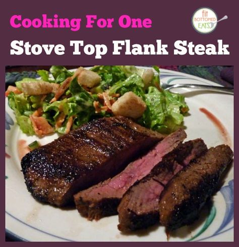 Steak For One Person, Flank Steak Stove Top, Flank Steak Recipes Stovetop, How To Cook Flank Steak On Stove, Flank Steak On Stove Top, Steak On Stove, Veg Dinner Recipes, Flank Steak Recipes, Indian Veg Recipes