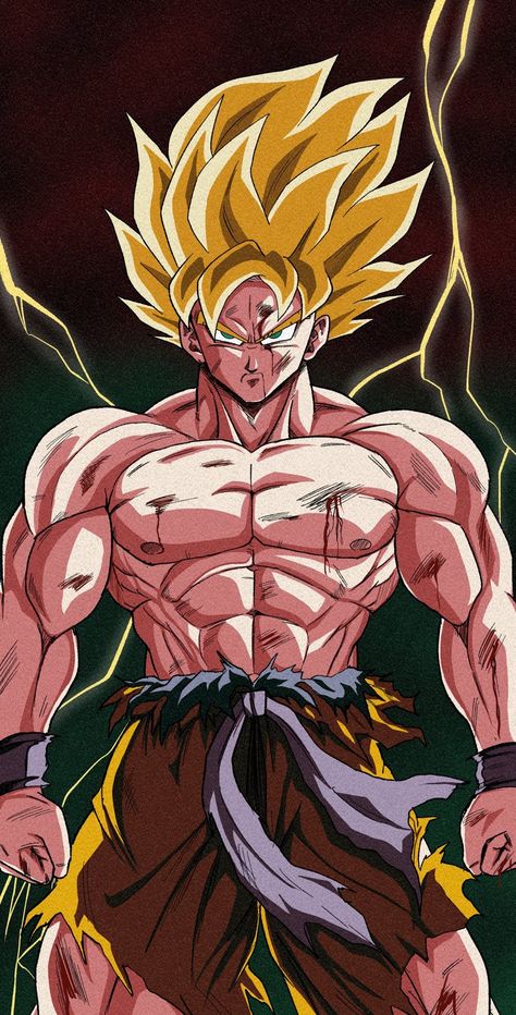 Crédito/Credit by: @MIKE20030722 on twitter Link (Visitar/visit) Goku Super Saiyan Wallpapers, Image Dbz, Gogeta And Vegito, Dragon Ball Wallpaper Iphone, Goku Wallpaper, Dragon Ball Painting, Dragon Ball Art Goku, Dragon Ball Super Artwork, Dragon Ball Image